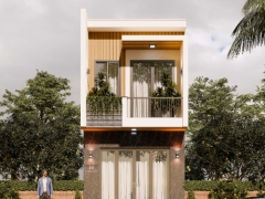 Full hồ sơ thiết kế nhà 2 tầng 4.5x21m