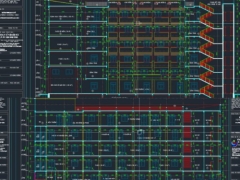 Full hồ sơ trường tiểu học 5 tầng 1 hầm kích thước xây dựng 42x33m