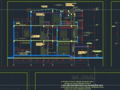 Full model nhà phố 2 tầng 1 tum diện tích 5x18m