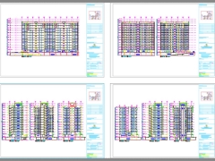 Full thiết kế tòa nhà chung cư 11 tầng 27x190m (kiến trúc+nước+phòng cháy chữa cháy)