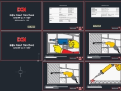 Giải pháp thi công khoan cấy thép bằng sika