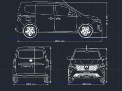  gồm tuyến hình xe ô tô nissan townstar l1