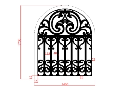 Hàng rào CNC thiết kế dxf