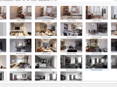 Hình ảnh Phối cảnh nội thất nhà phố 2 tầng 4.5x26m, kèm cad bố trí vật dụng