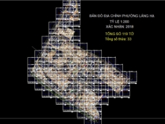 Hồ sơ bản đồ địa chính phường láng hạ, quận đống đa, tỷ lệ 1:200 