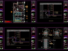 Hồ sơ bản vẽ autocad hoàn thiện trần tường sàn Trung tâm thương mại 5 tầng