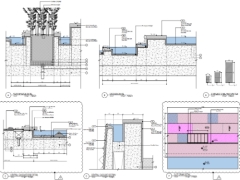 Hồ sơ bản vẽ Autocad kỹ thuật thi công Cảnh quan ngoài nhà Tổ hợp Trung tâm thương mại