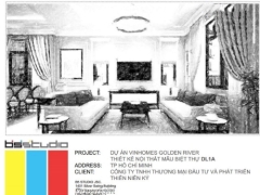 Hồ sơ bản vẽ Concept TKTC nội thất biệt thự Vinhomes Bason phong cách tân cổ điển