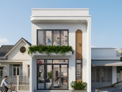 Hồ sơ Bản vẽ nhà 1 tầng lửng 5x14m