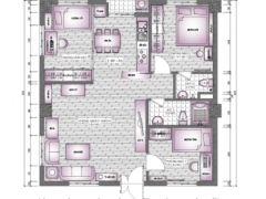 Hồ sơ bản vẽ thi công nội thất nhà chung cư