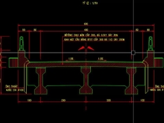 Hồ sơ cầu dầm giản đơn l=24.54m b=6m