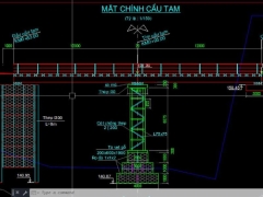 Hồ sơ cầu tạm bằng thép l=2x12m b=4,8m