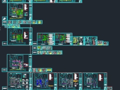 Hồ sơ file cad thi công hệ thống thoát nước, cảnh quan khôn viên trường tiểu học