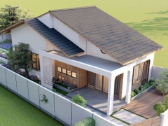 Hồ sơ mẫu nhà dân 1 tầng kích thước 18x7m