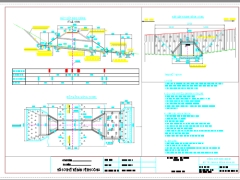 Hồ sơ thiết kế cống đơn 4x4m đầy đủ (Trắc dọc+mặt bằng+Chi tiết thép)