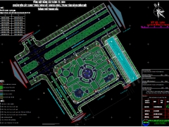 Hồ sơ thiết kế (file cad + dự toán) khuôn viên cây xanh khu trung tâm hành chính Thanh Hóa