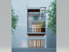 Hồ sơ thiết kế nhà 3 tầng hiện đại 5mx16m