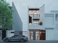 Hồ sơ thiết kế nhà 3 tầng hiện đại 5mx20m
