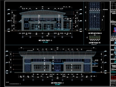 Hồ sơ thiết kế Nhà đa năng - Trường tiểu học 21.8x23.1m