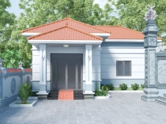 Hồ sơ thiết kế nhà mái thái hiện đại 10x9.4m