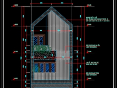 Hồ sơ thiết kế nhà phố 3 tầng 5.6x9m