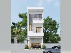 Hồ sơ thiết kế nhà phố 3 tầng hiện đại 4x15m