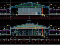 Hồ sơ thiết kế Xưởng Sửa Chữa Tổng Hợp 67x80m Full kiến trúc, kết cấu, điện, nước