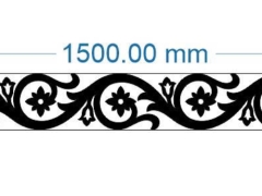 Hoa văn mái kính cnc mới