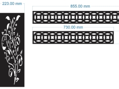 Hoa văn vách cổng và đồng tiền cnc