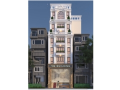 Hotel 9 tầng tân cổ điển diện tích xây dựng 8x27m