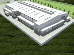 HSTK Đầy đủ Công ty Nhà máy sản xuất 40x81.25m ( Full bản vẽ Kiến trúc, kết cấu, PCCC, Điện nước Hạ tầng, Dự toán)