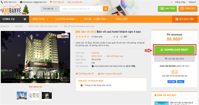 Hướng dẫn tải bản vẽ CÓ PHÍ trên Khobanve.vn tải file có phí, bản vẽ có phí, hướng dẫn tải bản vẽ, hướng dẫn mua file, mua file có phí