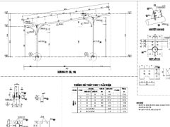 Kết cấu nhà xe full móng đến mái
