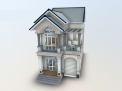 Kiến trúc mẫu biệt thự 2 tầng diện tích 6.9x15.2m