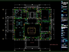 Kiến trúc nhà biệt thự biệt thự tân cổ điển