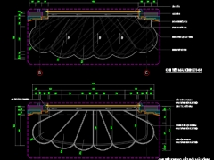 Lan can - mái kính  gồm