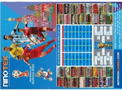 Lịch world cup thiết kế bằng vector IIIustrator cực nét