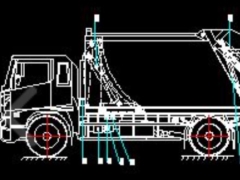 Luận văn file cad hệ thống dẫn động cơ cấu gom – gạt – ép – xả rác trên xe hino fg 8jjmb