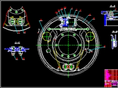 Luận văn tính toán và file cad hệ thống phanh cho xe download