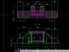 Mẫu bản vẽ bệ đúc dầm bản rỗng lắp ghép l=15m