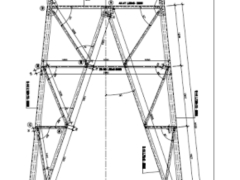 Mẫu bản vẽ cad mẫu tháp angten truyền hình