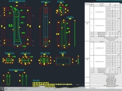 Mẫu Bản vẽ CAD thiết kế chi tiết lan can trên cầu Tăng Long Tp HCM