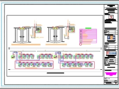 Mẫu bản vẽ shop bản vẽ hoàn công hệ thống điện nhẹ tòa nhà 5 tầng (chi tiết+sơ đồ nguyên lý+mặt bằng