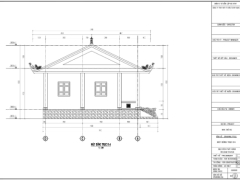 Mẫu bản vẽ thi công xây dựng nhà thờ họ đẹp 6x8m