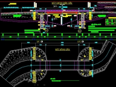 Mẫu bản vẽ thiết kế cầu dầm T 1 nhịp 24m với khổ cầu 7m