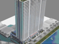 Mẫu bản vẽ thiết kế công trình khách sạn Lakeside tower Đà Nẵng đầy đủ và chi tiết