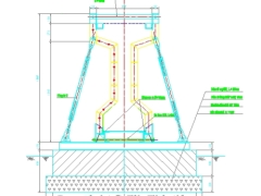 Mẫu bản vẽ thiết kế đầy đủ số liệu, khối lượng về cấu tạo của bệ đúc dầm l33m