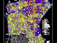 Mẫu bản vẽ thiết kế Quy hoạch Sử dụng đất 1-2000 phường An Phú, TP Thuận An, Bình Dương