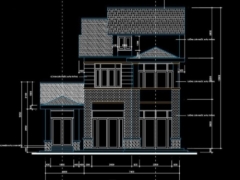Mẫu biệt thự 2 tầng 7.5x19.5m thiết kế