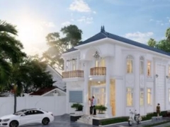 Mẫu biệt thự 2 tầng kích thước thiết kế 8x18m
